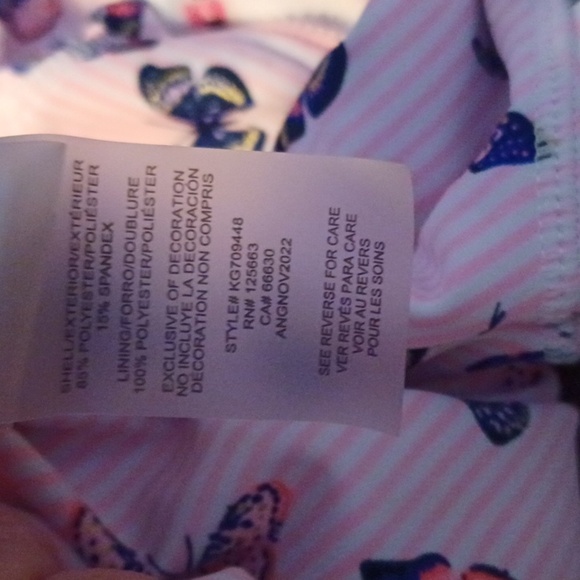 KENSIE GIRL & WONDER NATION, BATHING SUIT BUNDLE, GIRLS SIZE 3T. - Picture 5 of 10